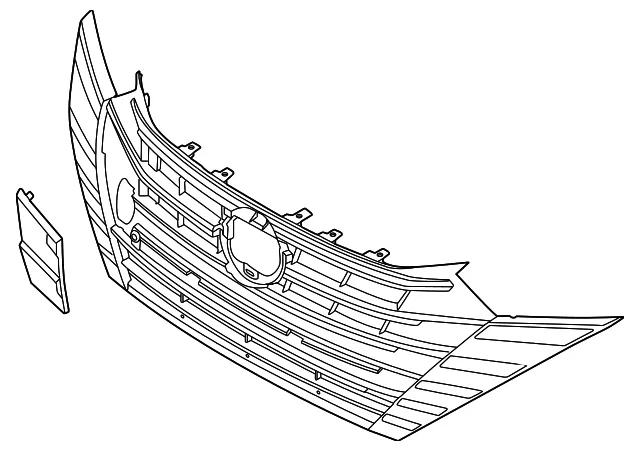 Grille - Nissan (62070-6EM0A)