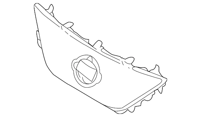 Grille - Nissan (62072-6WK5A)