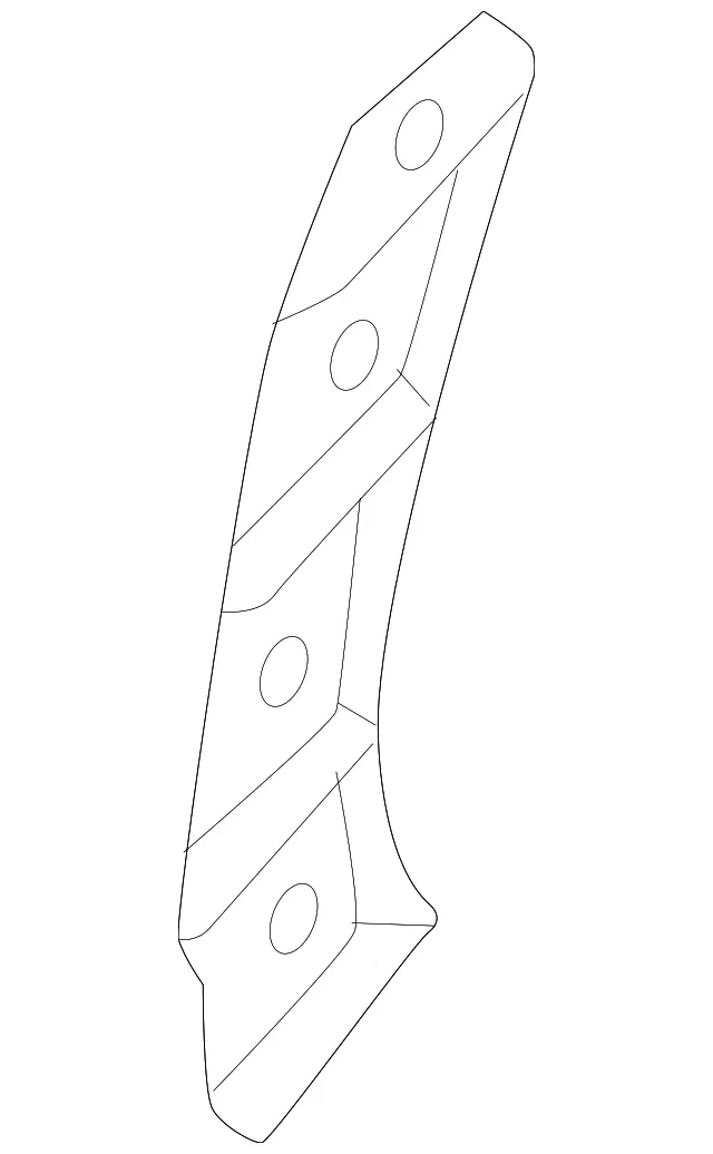 Front Bumper Side Bracket, Right - Nissan (62222-7BA0A)