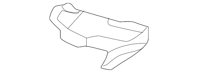 Bumper Cover Bracket - Nissan (62225-6LB0A)