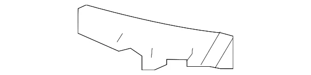 Front Bumper Side Bracket, Right - Nissan (62226-6TA0A)