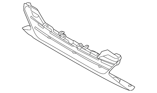 Front Bumper Grille - Nissan (62254-6LY0A)