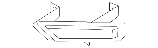 Bumper Cover Spacer Panel - Nissan (62257-9BU0A)
