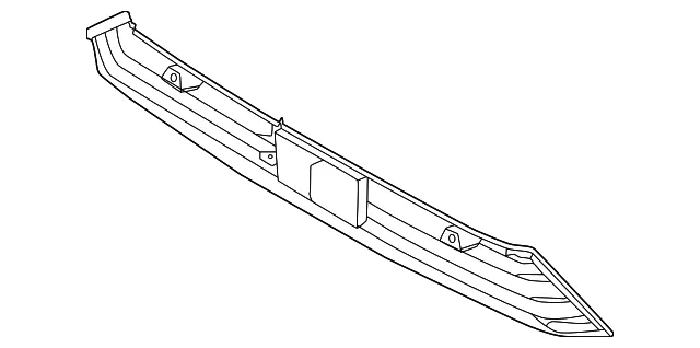 Front Bumper Outer Finisher - Nissan (62259-7BA0A)