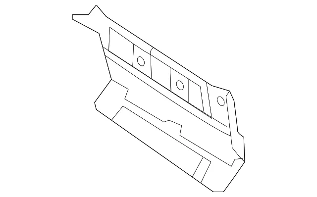 Bumper Cover Spacer Panel - Nissan (62278-9ME0A)