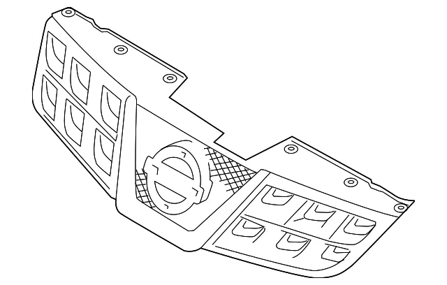 Grille - Nissan (62310-1VX0A)