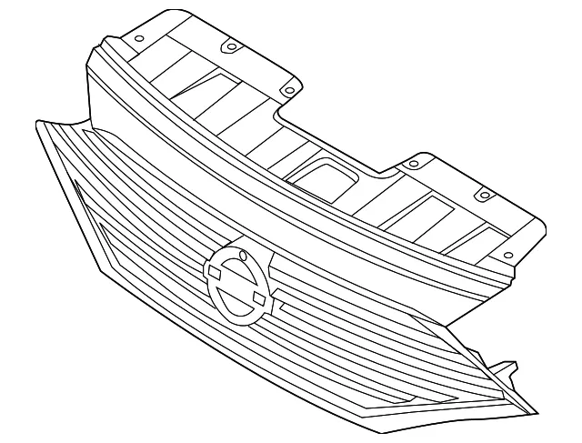 Grille Assembly - Nissan (62310-3WS5B)
