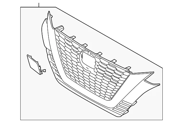 Upper Grille - Nissan (62310-6CG1B)