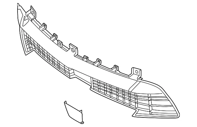 Grille - Nissan (62310-6GR0A)