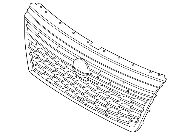 Grille Assembly - Nissan (62310-7KU0A)