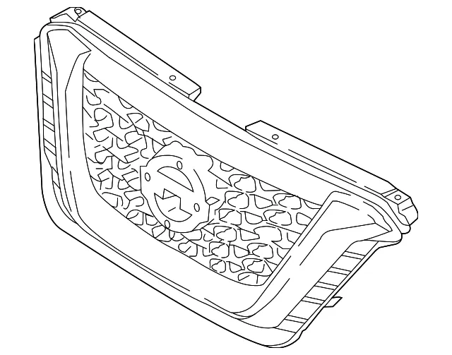 Grille - Nissan (62310-9VC0D)