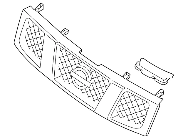 Grille Assembly - Nissan (62310-ZT01A)