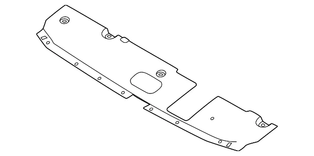 Upper Radiator Grille - Nissan (62322-6LB0A)