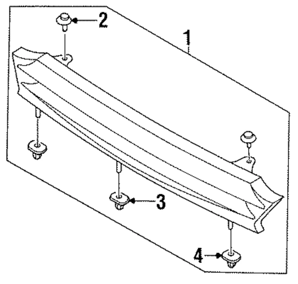 Grille Assembly Fastener - Nissan (62380-30F00)