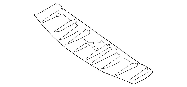 Radiator Support Splash Shield - Nissan (62660-4BC0A)