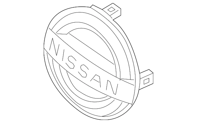 Grille Emblem - Nissan (62889-9DL0A)
