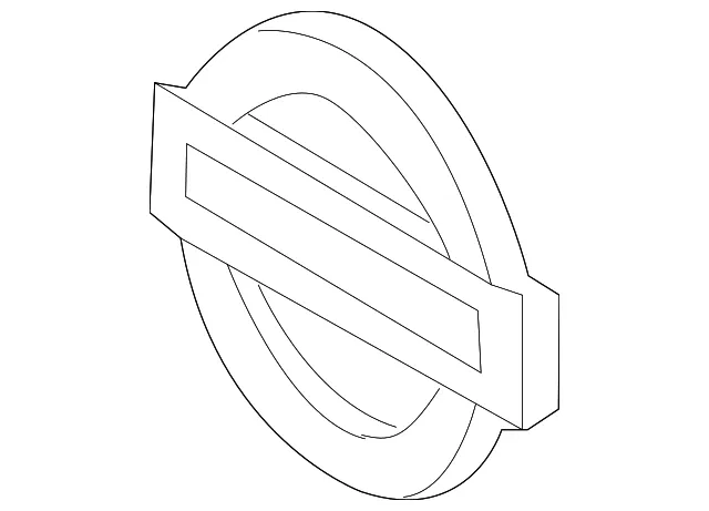 Grille Emblem - Nissan (62890-3U05A)