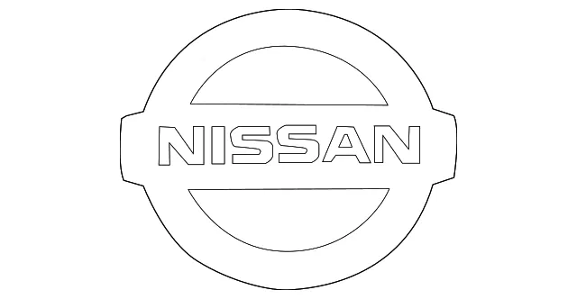 Grille Emblem - Nissan (62890-6EN0A)