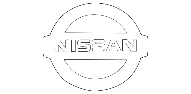 Bumper Cover Emblem - Nissan (62890-6GP0A)
