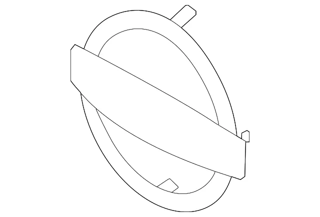 Radiator Grille Emblem - Nissan (62890-6TA0A)