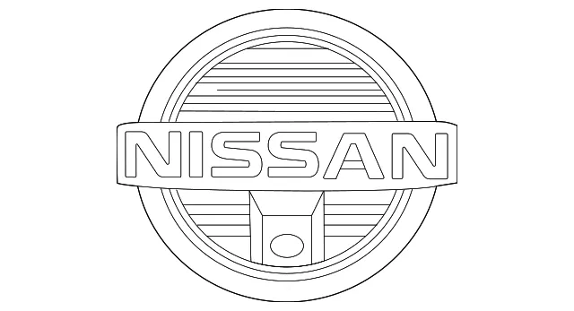 Grille Emblem - Nissan (62890-9BU1A)
