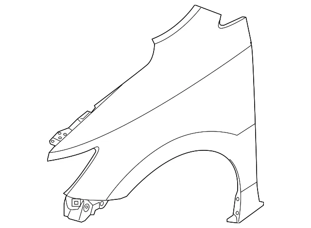 Fender - Passenger Side (RH) - Nissan (63100-1JA0B)