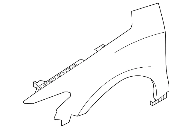 Fender - Driver's Side (LH) - Nissan (63101-4RA0A)