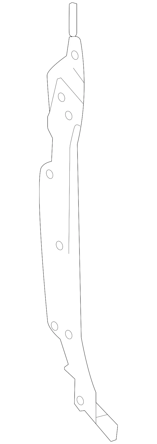 Front Fender Baffle Plate, Left - Nissan (63131-6LB0A)