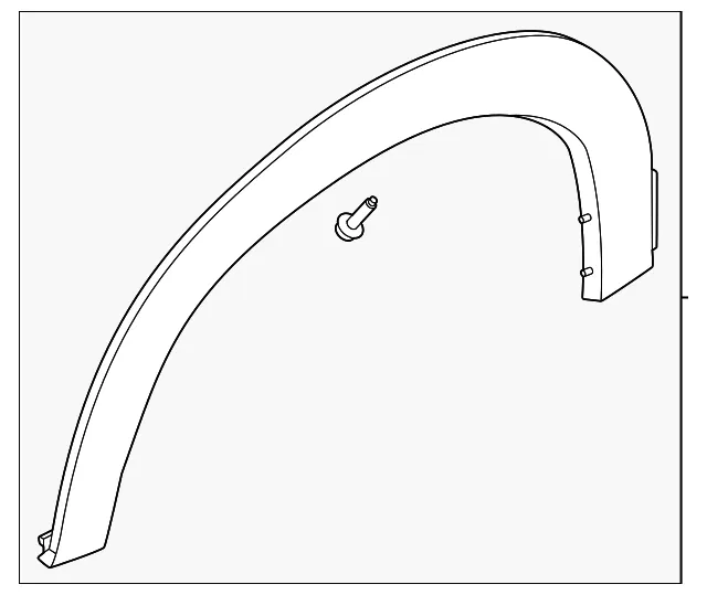 Wheel Arch Molding - Nissan (63810-7KU1A)