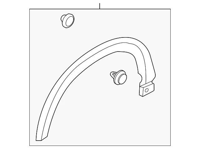 Front Over Fender, Left - Nissan (63811-5MR5A)