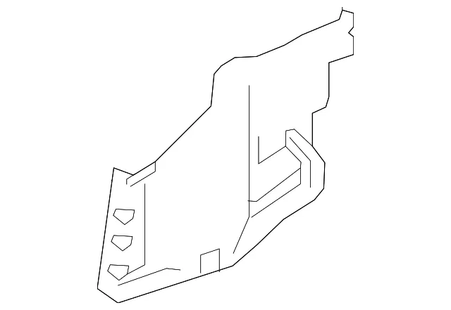 Fender Liner - Passenger Side (RH) - Nissan (63840-3JV0A)