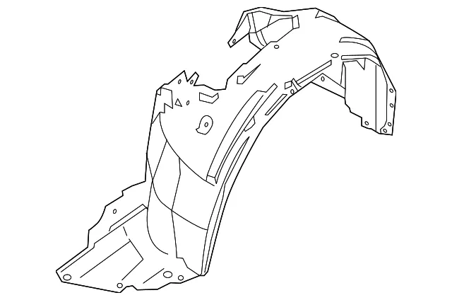 Fender Liner - Passenger Side (RH) - Nissan (63840-3SH0A)