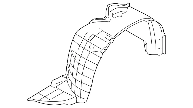 Front Fender Protector, Right Hand - Nissan (63840-5EE0A)
