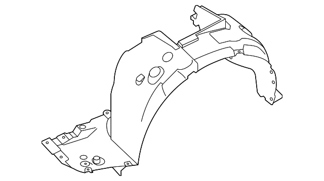 Front Fender Protector, Right - Nissan (63840-6LB0A)