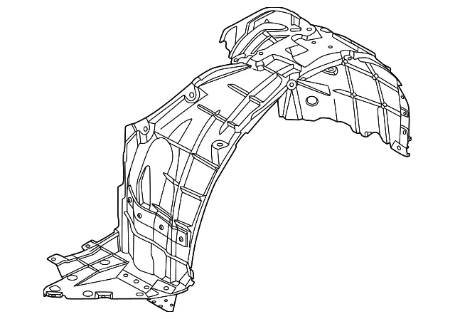 Front Fender Protector, Right - Nissan (63840-7BA0B)