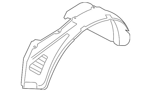 Fender Liner - Driver's Side (LH) - Nissan (63841-1AA0A)