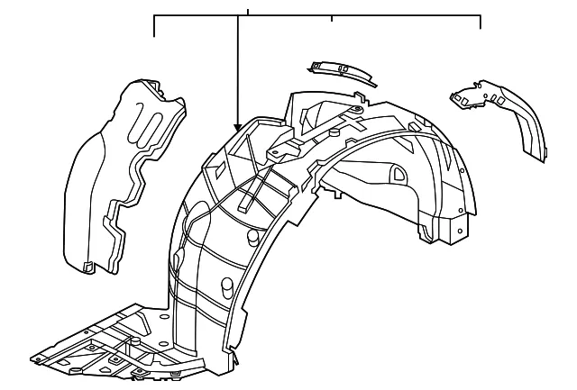 Fender Splash Shield - Nissan (63841-5MP0A)