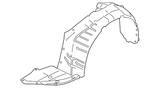 Fender Splash Shield - Nissan (63841-6CA1B)