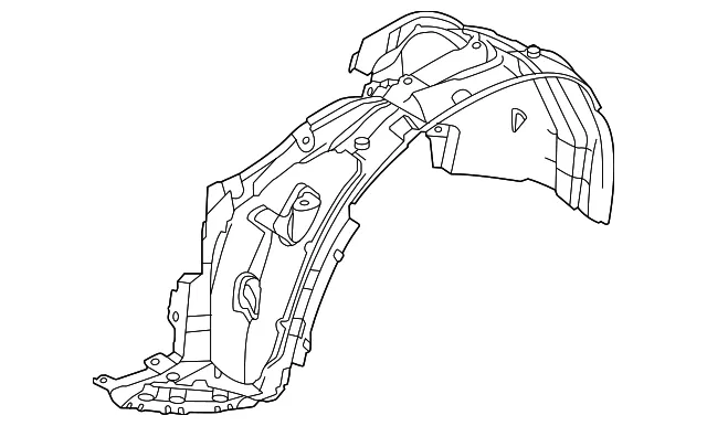 Fender Splash Shield - Nissan (63842-6SA0B)