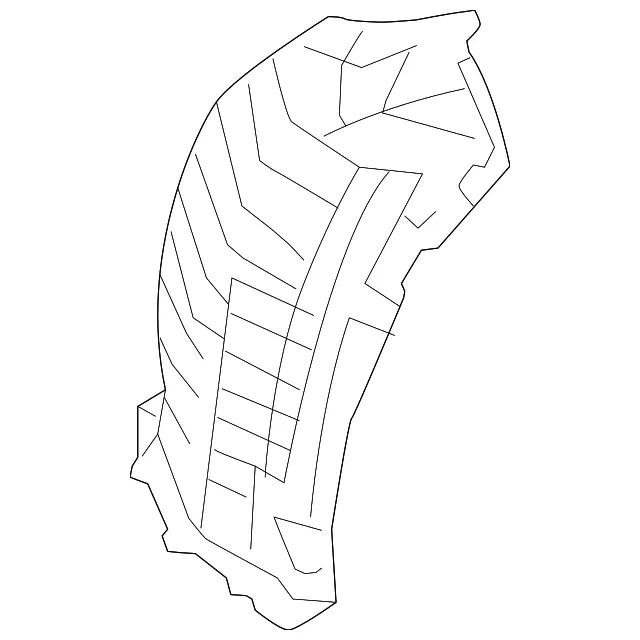 Ft Fender Liner - Driver's Side (LH) - Nissan (63845-6AV2A)