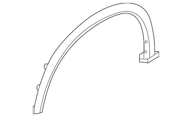 Wheel Opening Molding - Nissan (63861-6RA0A)