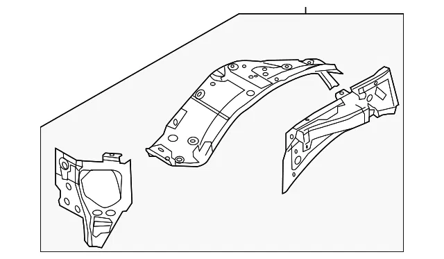 Apron Assembly - Passenger Side (RH) - Nissan (64100-5ZP0A)