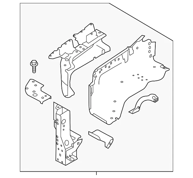 Apron Assembly - Nissan (64100-EZ40A)
