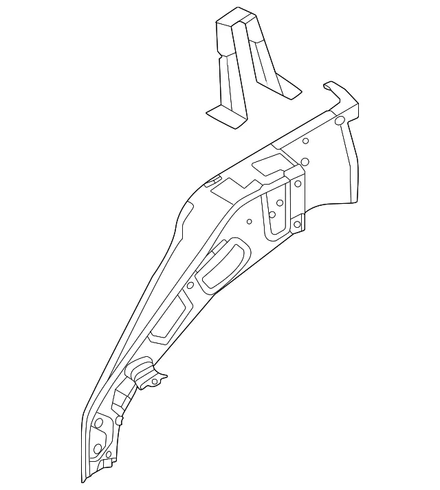 Fender Rail - Nissan (64150-7JA0A)
