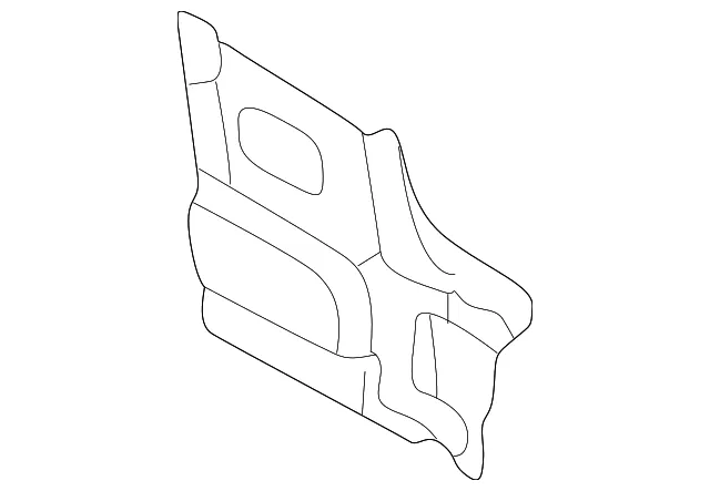Inner Rocker Front Extension - Passenger Side (RH) - Kia (64363-3C000)