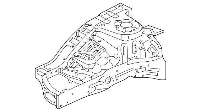Apron Panel - Driver's Side (LH) - Kia (64501-F6000)