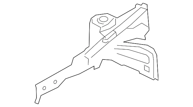Apron Panel - Driver's Side (LH) - Kia (64501-M6000)