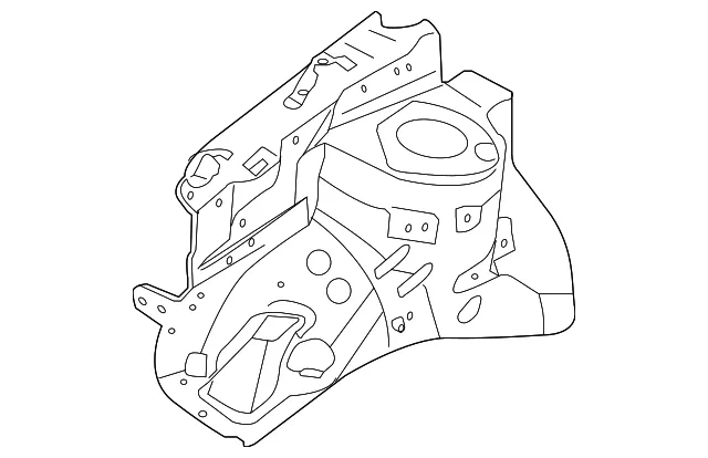 Apron Assembly - Passenger Side (RH) - Kia (64502-1D100)