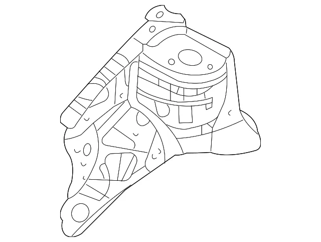 Apron Panel - Passenger Side (RH) - Kia (64502-4D010)