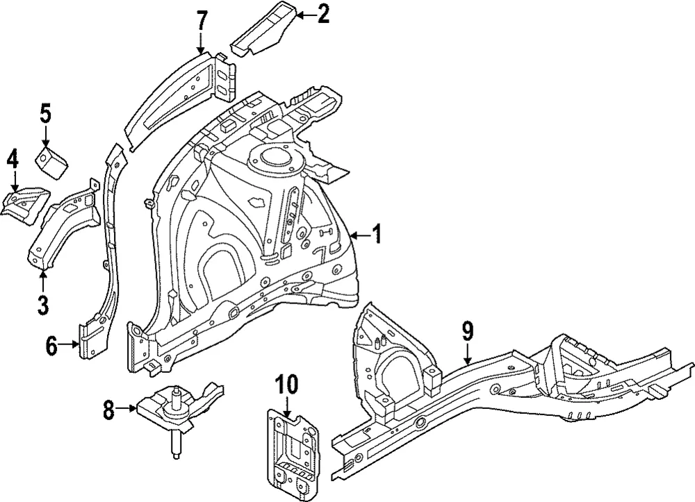 Apron Assembly - Kia (64502-P1000)